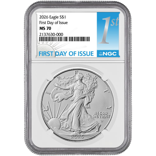 Graded Silver American Eagle Coins-image