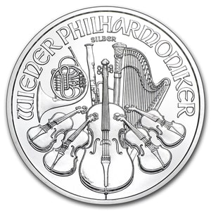 Austrian Philharmonic Silver Coins-image